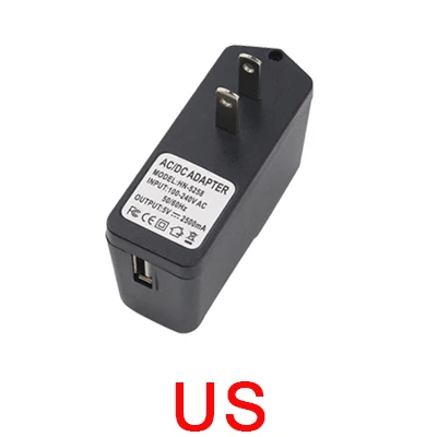 DC 5V2. 5A 5 в 2.5A источник питания AC EU US зарядное устройство адаптер питания Micro usb кабель для зарядки с переключателем для Raspberry Pi 3 2 - Цвет: US Plug