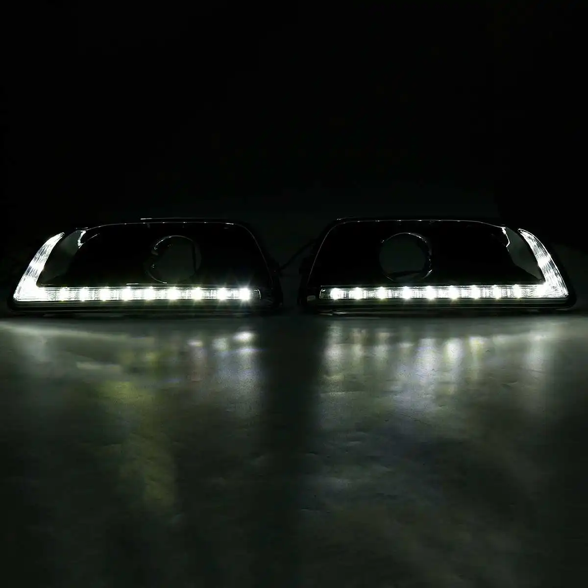 Led Drl Для Chevrolet Malibu 2013 дневного света указатель поворота ПТФ в передний бампер лампа для автомобиля DRL 12 V - Цвет: Армейский зеленый