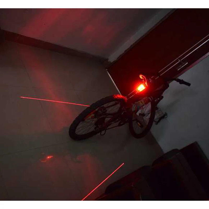 7 Modes Led Bike Lamp Bici Bicycle Rear Tail Light 2 Laser Waterproof Lanterna Bicicleta Farol Luz Safety Lights | Спорт и