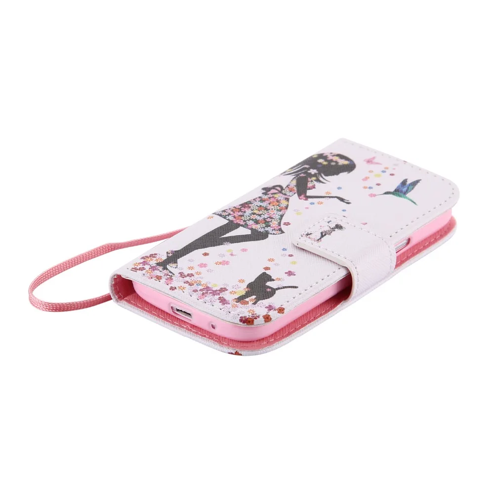 Чехол для телефона Samsung Galaxy S4 mini чехол S4mini i9190 9190 фото + держатель карт|case for samsung