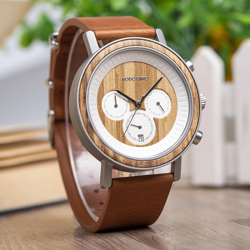 BOBO BIRD мужские часы лучший бренд класса люкс relojes hombre деревянные наручные часы мужские шоу Дата Подарок saat erkek часы