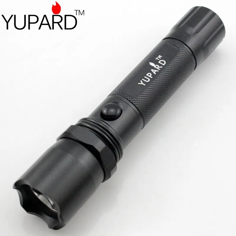 

YUPARD free shipping 3W flashlight torch lamp 18650 rechargeable battery 3 modes camping lantern outdoor sport