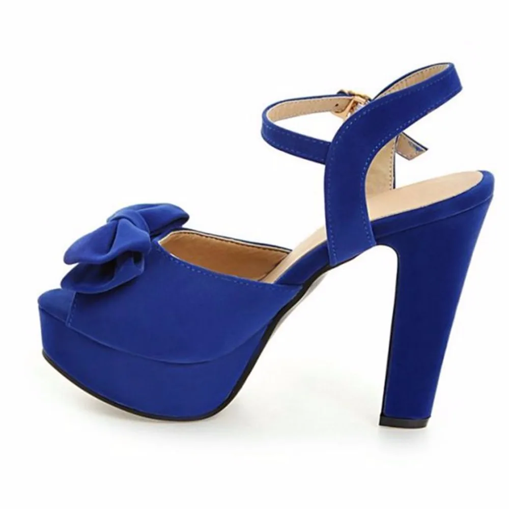 QPLYXCO New Elegant women shoes Big Size 31-47 PeepToe High Heels(12CM) Sandals Platform party wedding Shoes Woman Sandal 161-15