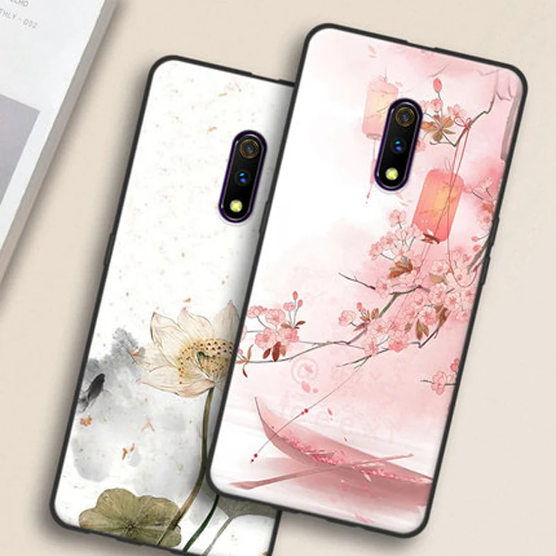 Чехол для OPPO Realme X 6 53 дюйма мягкий силиконовый чехол из ТПУ телефона RealmeX |