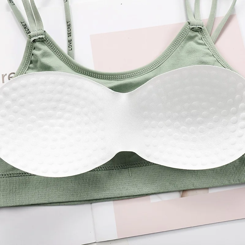 Женское нижнее белье с пуш ап бюстгальтер без косточек буквенным принтом и