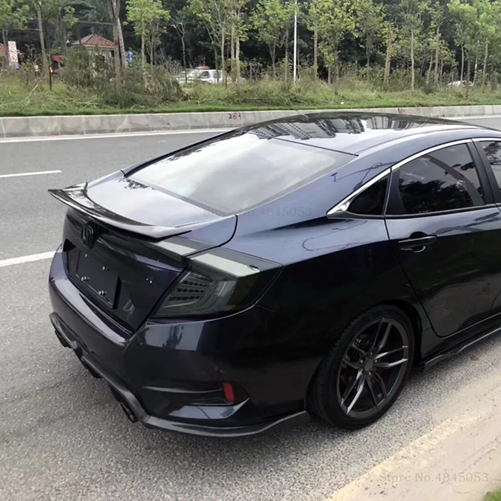 AITWATT для Honda Civic R Стиль заднего крыла спойлер багажника загрузки крылья Спойлеры из углеродного волокна автомобильные аксессуары