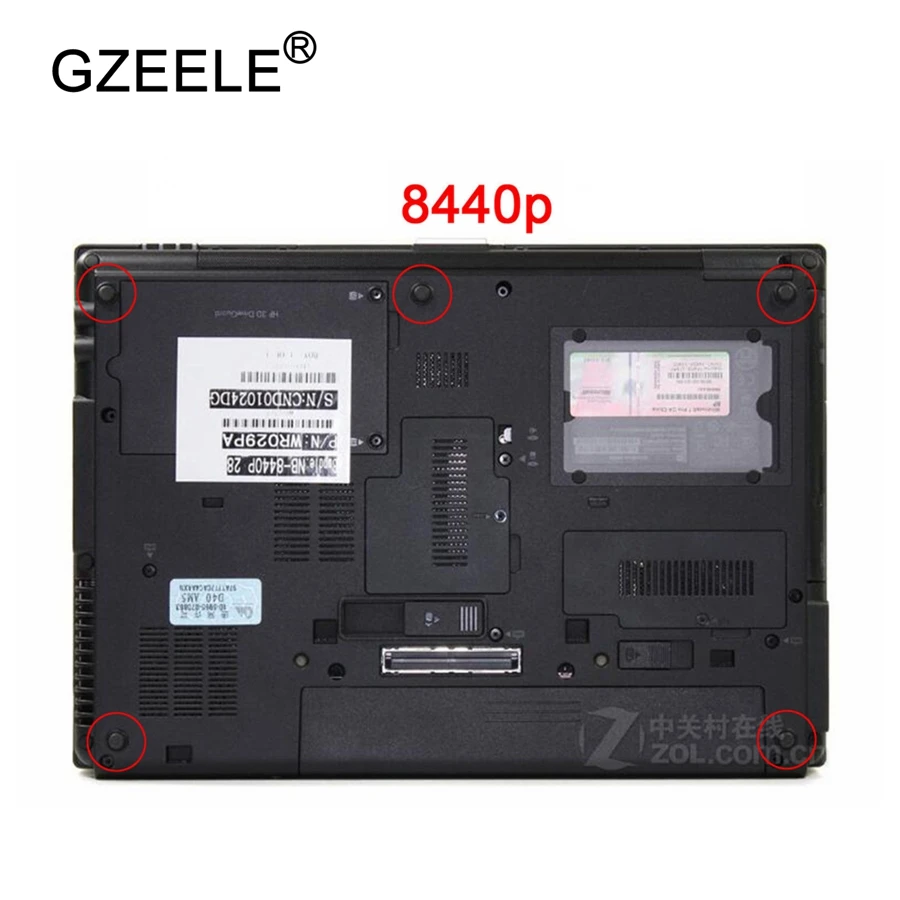 Новые 5 шт. резиновых ножек для ноутбука HP Elitebook 6930p 8440p 8440w 8540p 8540w 8730W 8740W серии ДНО.