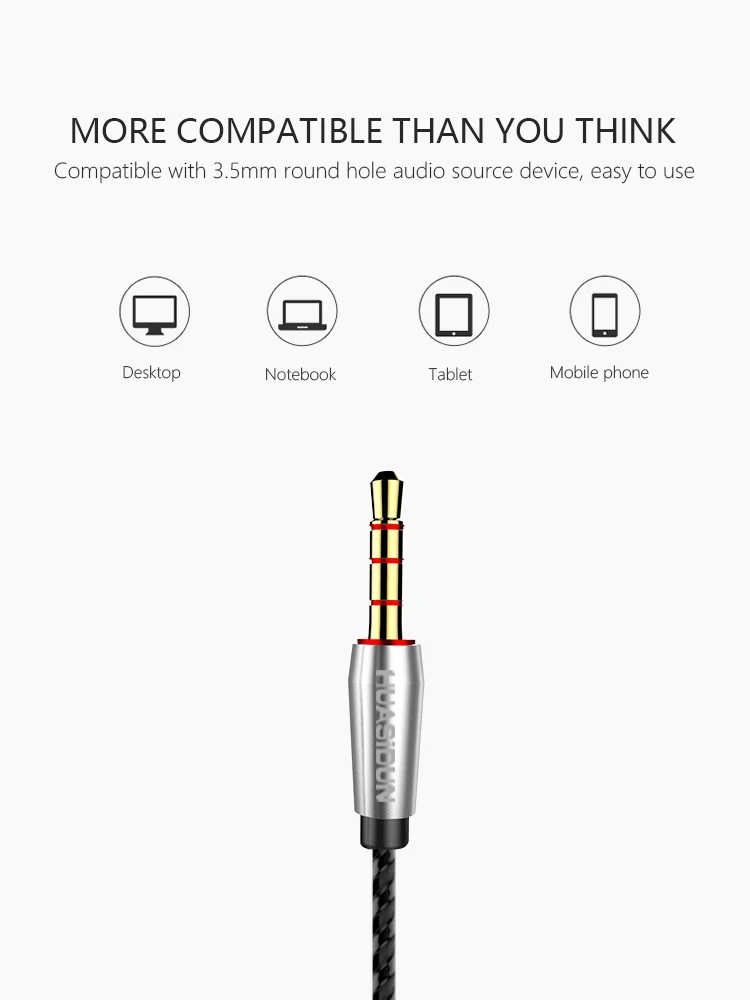 GIAUSA G83 HIFI спортивные наушники с HD микрофоном, модные наушники, Бас Сабвуфер, проводные наушники-вкладыши, наушники для телефона/ПК, стерео звук