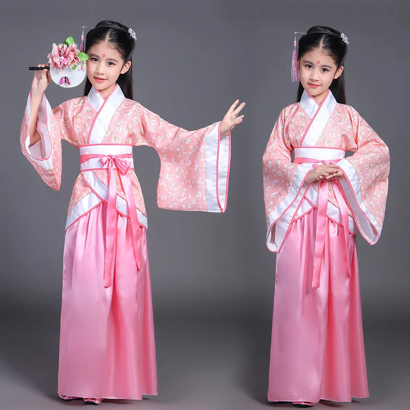

Xfhh Traditional Chinese Dance Costumes For Girls Ming Opera Children Ancient Fairy Han Tang Dynasty Qing Hanfu Dress Child