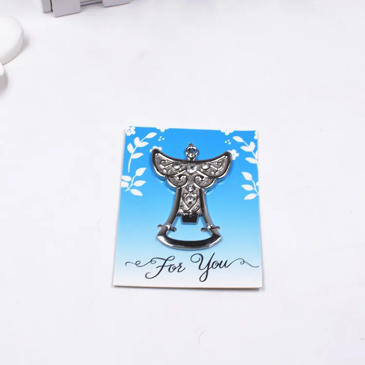 100 шт./лот открывашка для бутылок с ангелом свадебной вечеринки сувениры вечерние