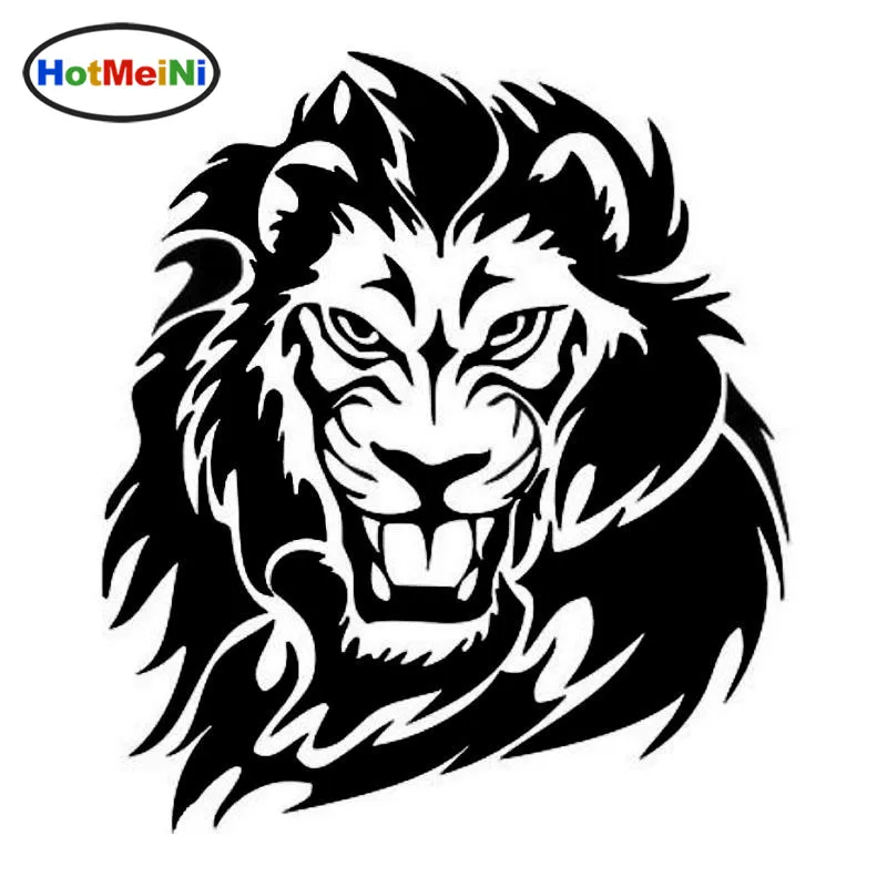 HotMeiNi Car Styling Mighty Lion Wild Animal Sticker Hunter Vinyl Body Decal Decoration 15.7*17.8CM | Автомобили и мотоциклы