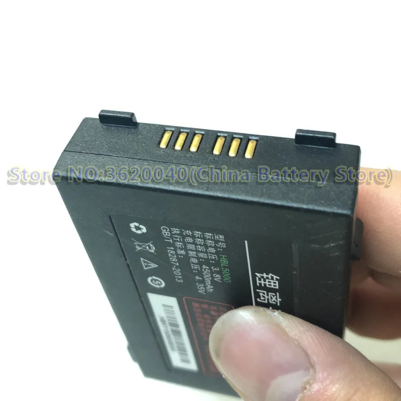 GND 3 8 V 4500 мА/ч HBL5000 Замена Батарея для UROVO V5000 i6000S i6100S geenk S7 можно крепить любые