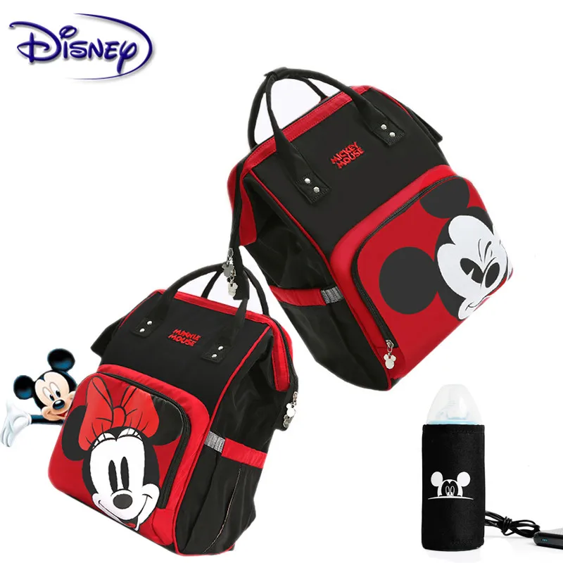 Сумка для подгузников Disney вместительный рюкзак из ткани Оксфорд с изоляцией