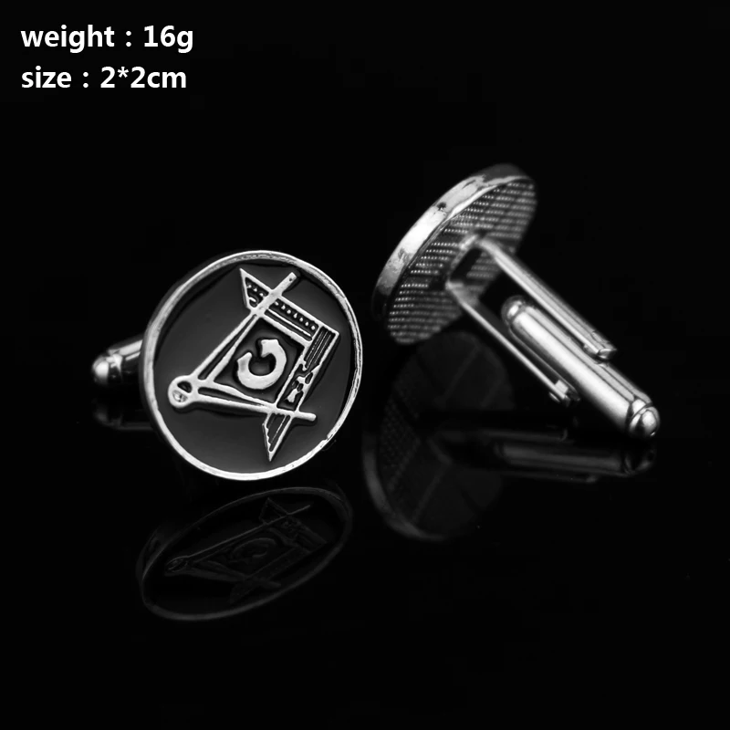 Мужские ювелирные изделия высшего качества запонки в стиле масонской домик для