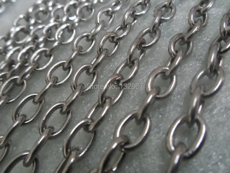 Цепочка Из Нержавеющей Стали с овальными звеньями 8 мм 5 метров|chain diy|oval link chaindiy chain