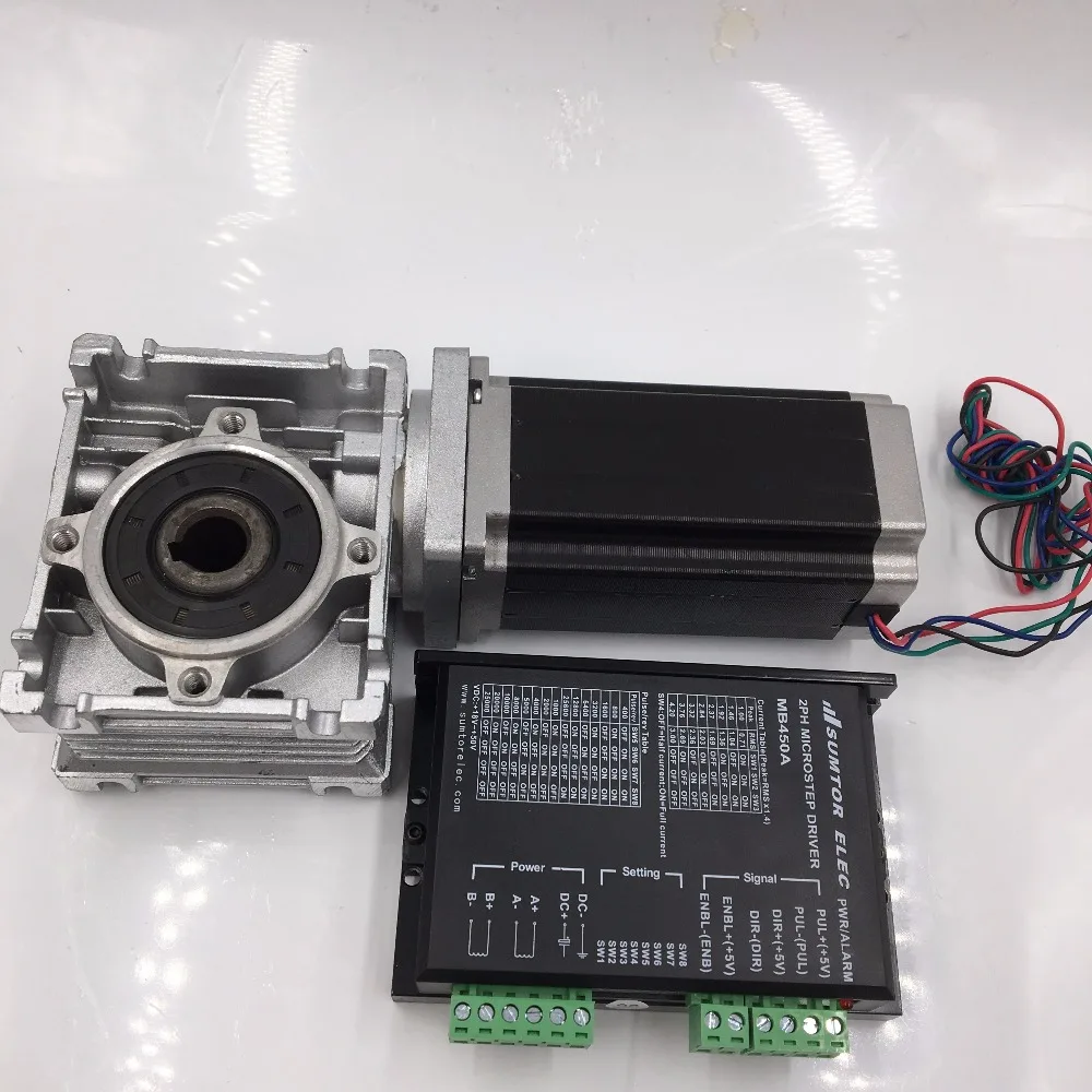 Ratio 50:1 Geared Stepper Motor Nema23 L112mm 4.2A 1.8degree Gearbox Speed Reducer Driver CNC Router Kit | Обустройство дома