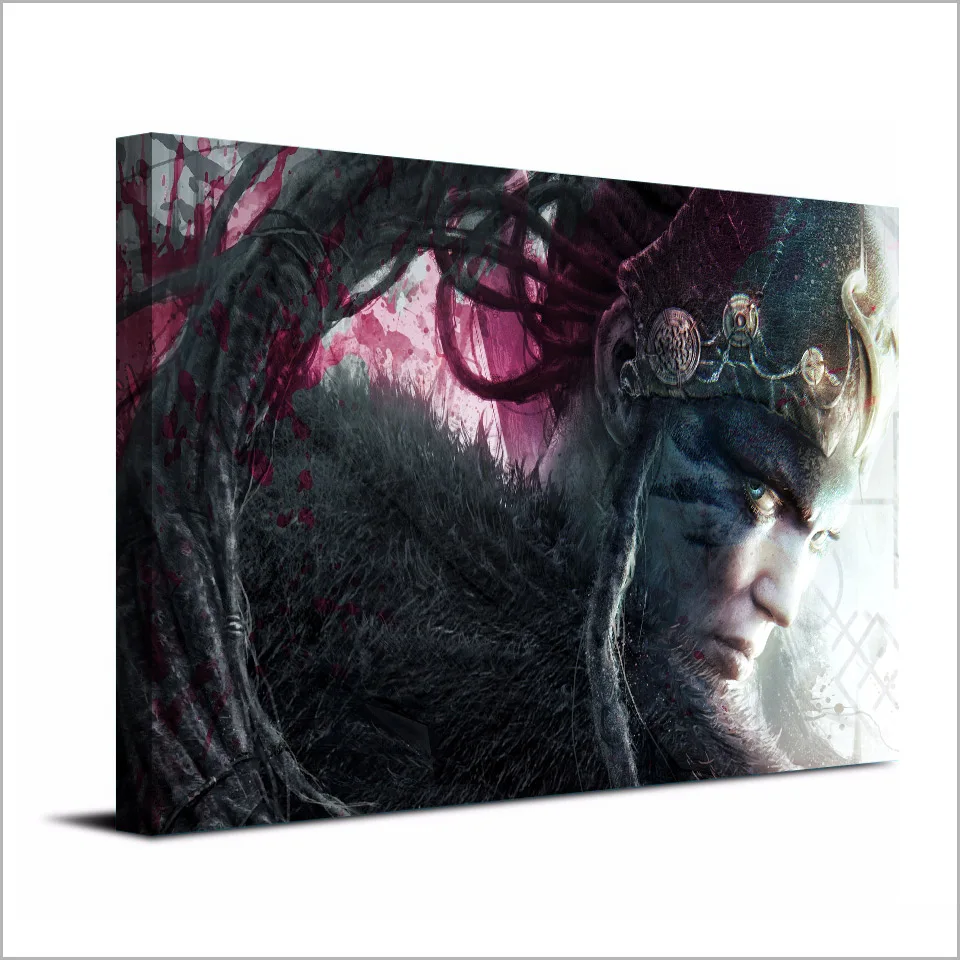 1 шт. Холст Искусство Живопись Hellblade Senuas жертвоприношение HD печать стены домашний