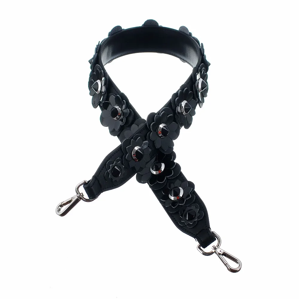 Ремень из натуральной кожи rтатd с заклепками и цветами дизайнерские аксессуары