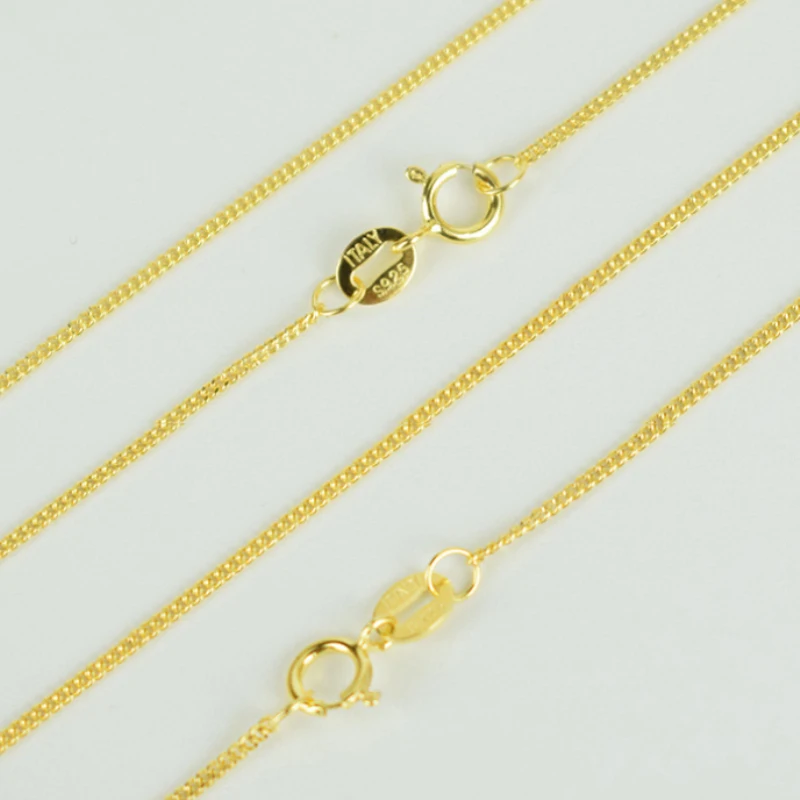 Ожерелье из серебра 925 пробы для женщин и мальчиков|chain necklace|necklaces for womencurb chain |