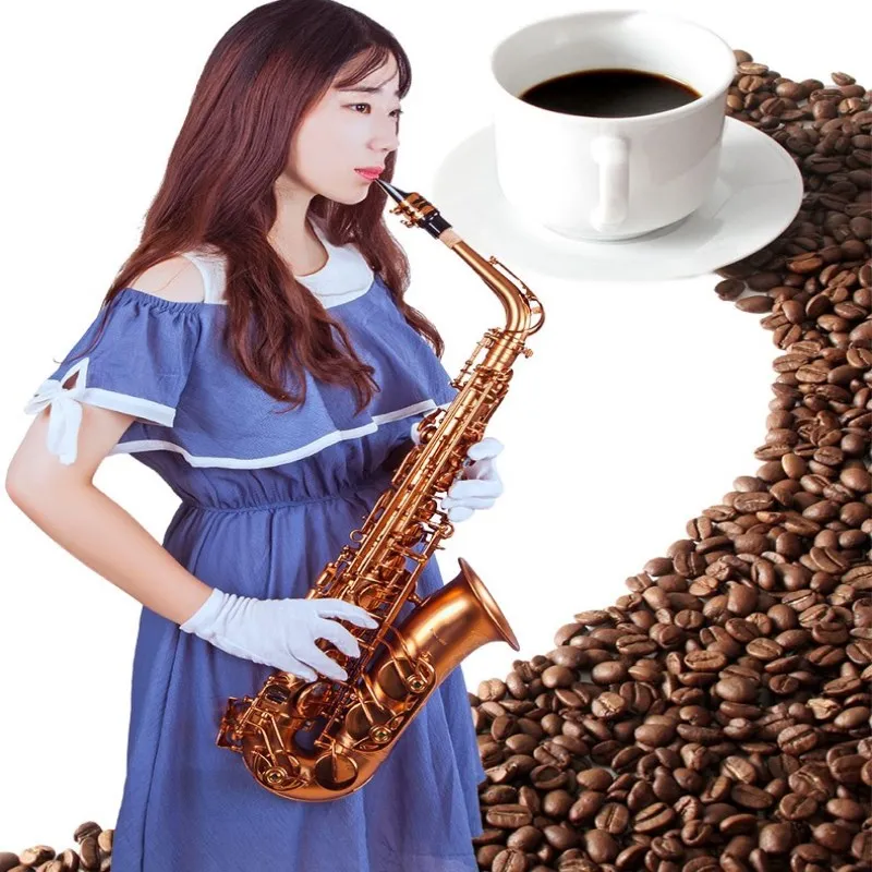 AisiweierAltoSaxphone E плоский латунный лакированный Золотой 802 ключ деревянный ветер с