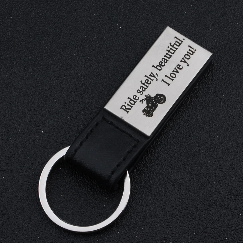 Брелок для ключей из ПУ кожи с гравировкой | Украшения и аксессуары