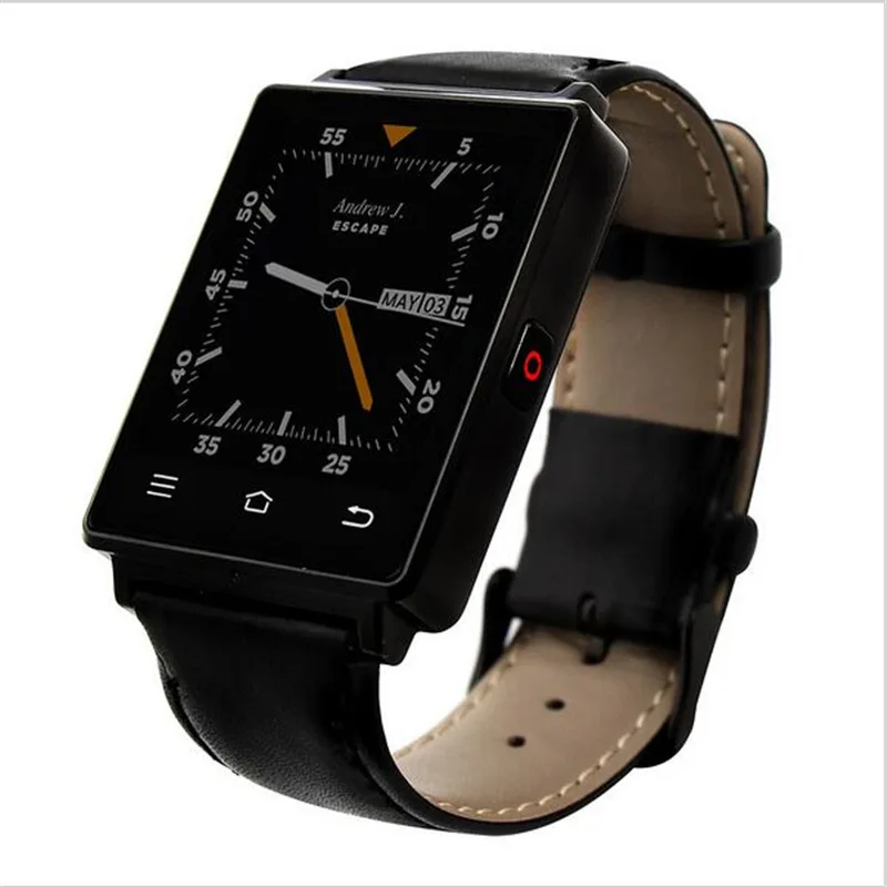 Мода № 1 d6 1.63 дюймов 3 г mtk6580 quad core ГБ оперативной памяти 8 ROM Smartwatch Телефон GPS Wi-Fi