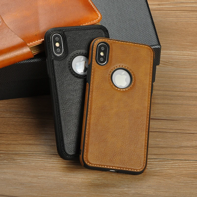 Кожаный чехол Tikitaka в стиле ретро для Iphone XS 6s 7 8 Plus, Противоударная задняя крышка, Мягкий ТПУ, деловой чехол для телефона, для Iphone XR XM