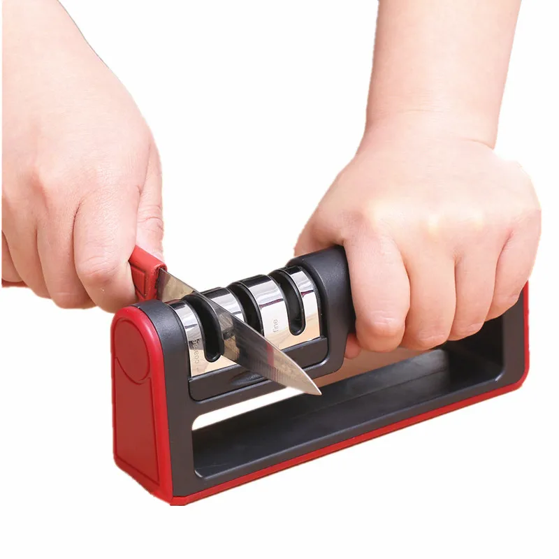 

Professional Knife Sharpener 3 Stages Diamond Tungsten Stainless Steel Carbide Ceramic Knife Sharpening Stone Kitchen Tools
