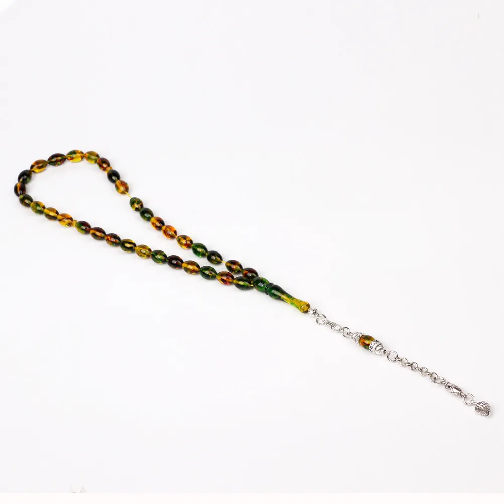 Tasbih магазин смолы янтарные Молитвенные Четки из бусин tesbih Мусульманский