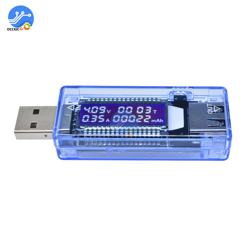 Вольтметр измеритель тока USB тестер внешнего аккумулятора диагностический
