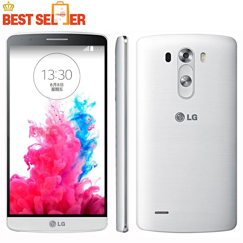 7 дней прибытия разблокированный LG G3 D855 GSM 3g и 4G смартфоны 2 ГБ 32 четырехъядерный 5