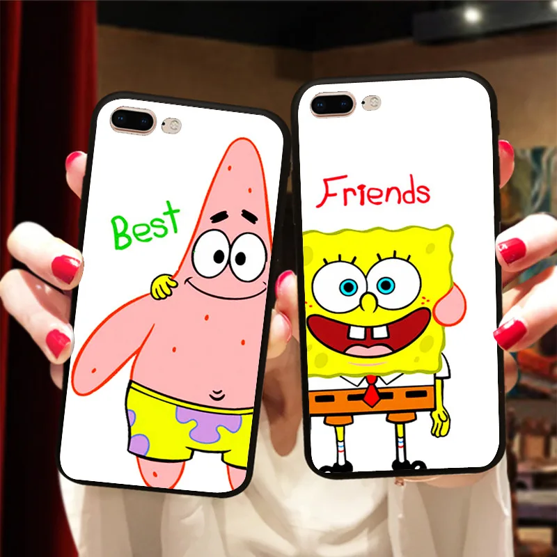 Забавный чехол для iPhone X, 8, 7, 6 S, 6, 5, 5S, XR, XS, Max, BFF, мягкий силиконовый чехол для телефона, Fundas Capinha