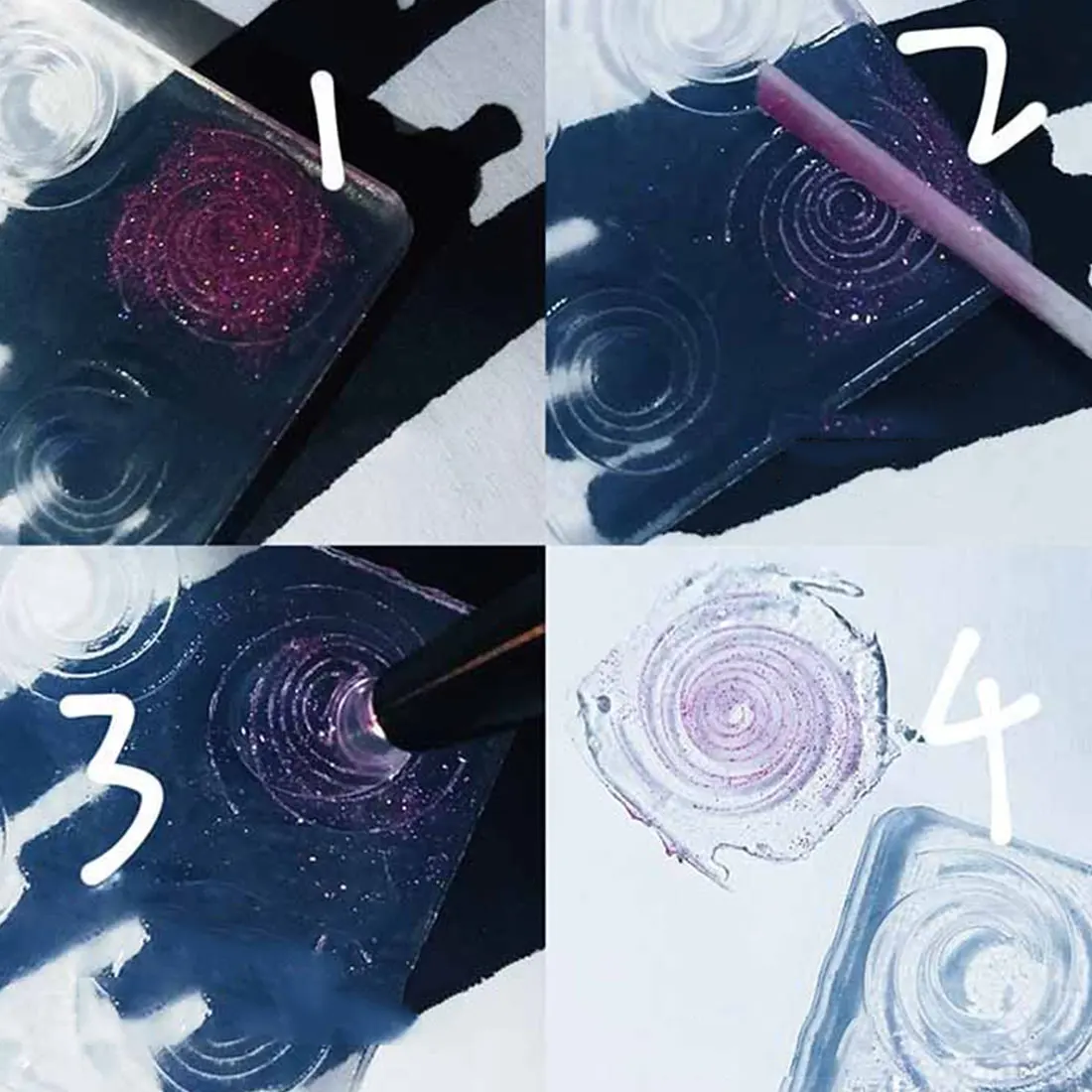 Силиконовая форма сделай сам для звездного неба 1 шт. наполнения ювелирных