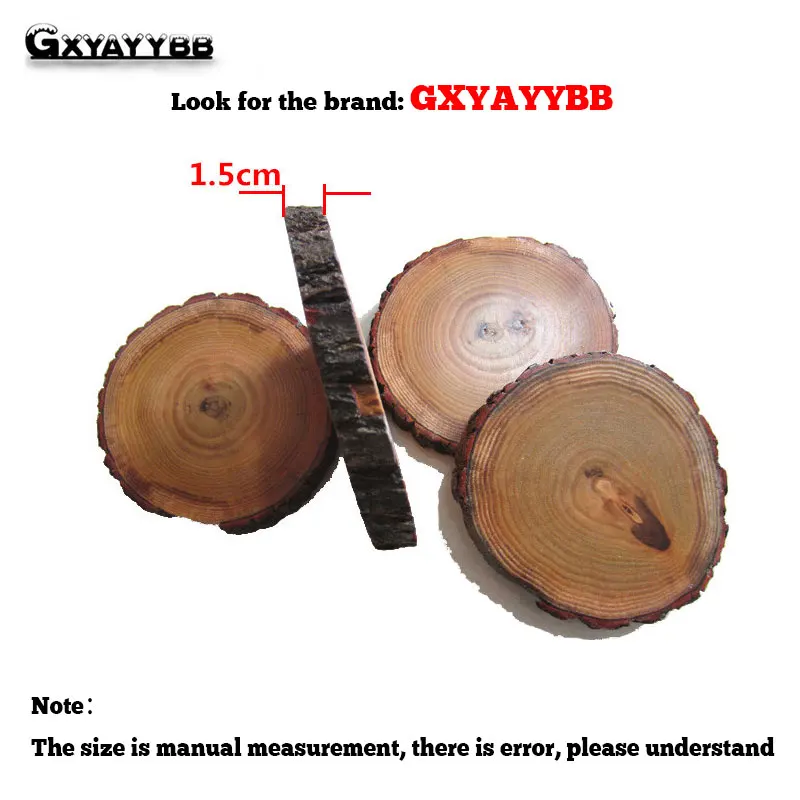 GXYAYYBB 3 шт./компл. DIY натуральный круглый деревянный коврик для чашки подставка чая
