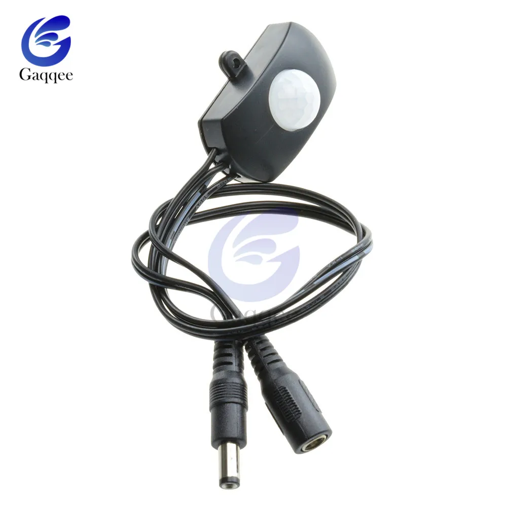 Черный DC 5V 12V 24V 5A датчик PIR переключатель мини инфракрасный ИК движения Детектор