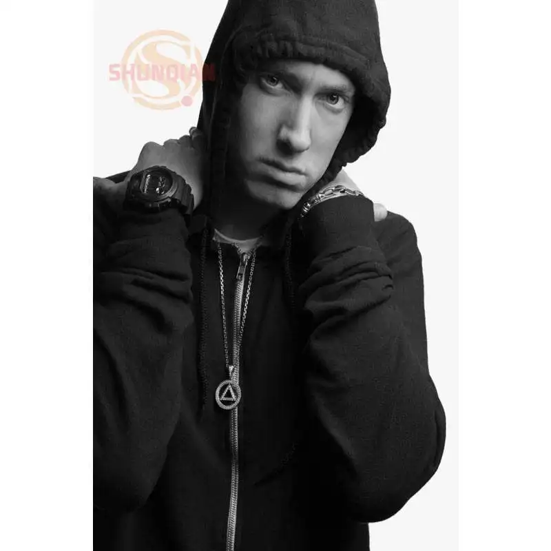 Плакат Eminem печать из шелковой ткани с принтом постер настенный на заказ атласный
