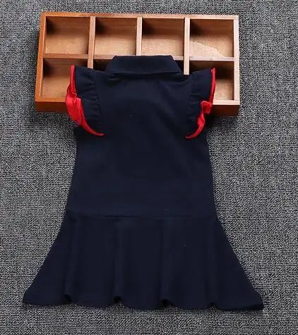 Hot Fashion baby girl summer dress new girls cotton shorts kids dresses for | Детская одежда и обувь