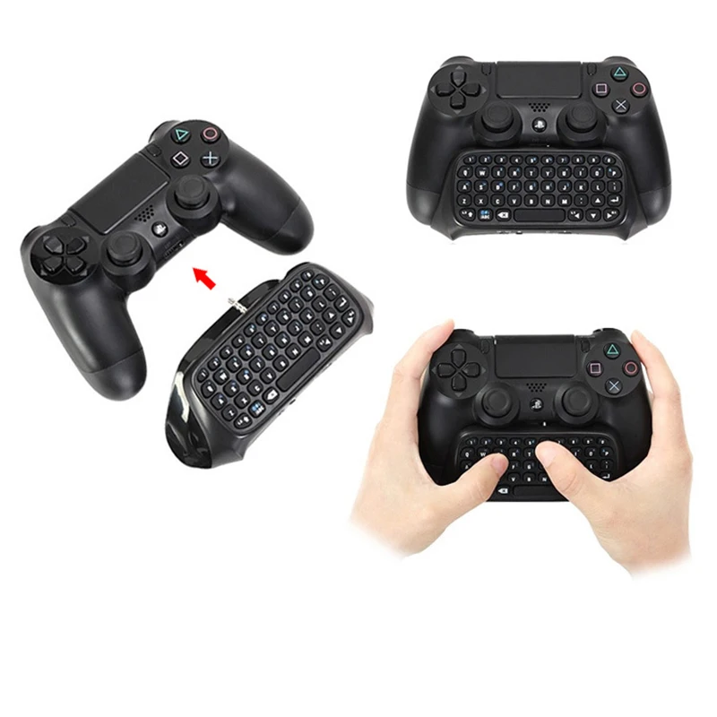 PS4 Accessories Joystick Wireless Chatpad Play Station 4 Message Keyboard for Playstation Game Gaming Controller | Электроника