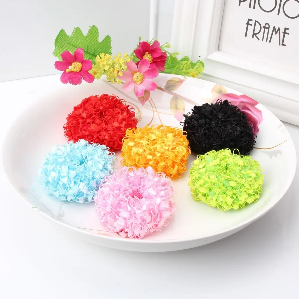 12 шт. резинка для волос девочек детские аксессуары цветное кольцо повязка