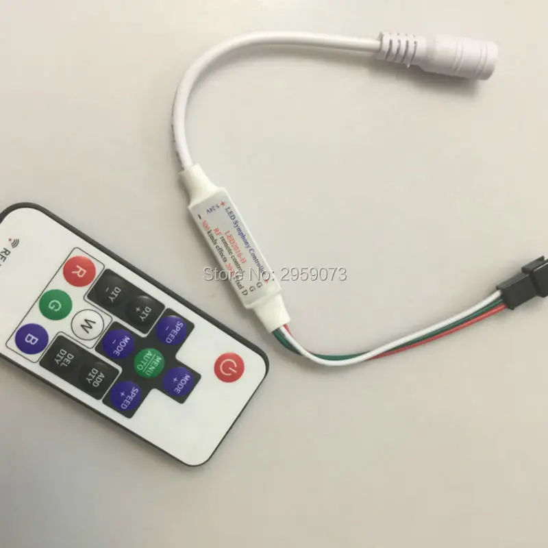 Новинка 2017 беспроводная радиочастотная цифровая цветная светодиодная лента WS2811