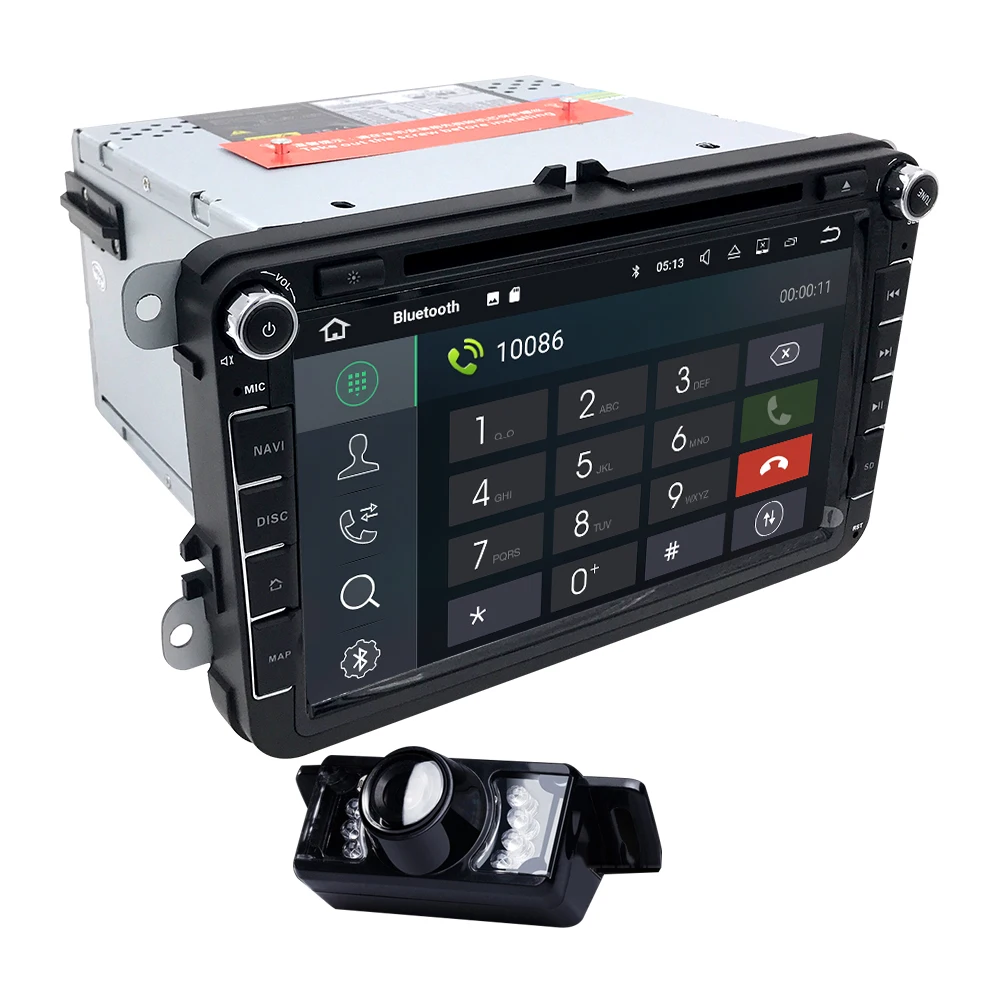 Двойной 2 din Android 8 0 Автомобиль Радио DVD помощи при парковке для VW passat b6 B5 T5 skoda Superb