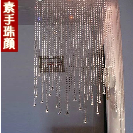 20 meter/lot high-end Grinding machine Not Aleck octagon beads shape crystal curtain Diamond ball pendant wedding venue layout | Дом и сад