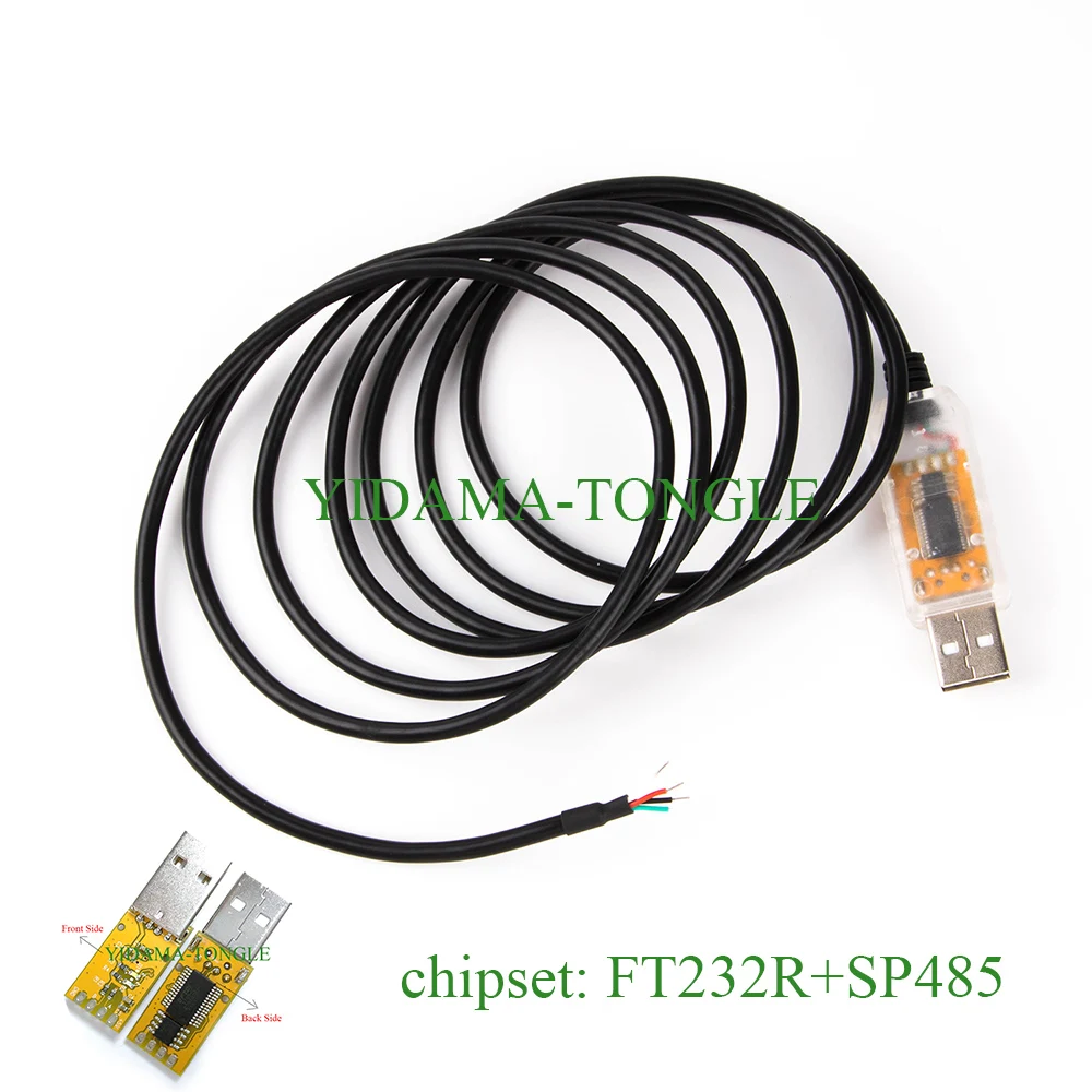 FTDI чип usb к RS485 кабель с TX/RX светодиодами 6ft проводу конец адаптера USB WE совместимый