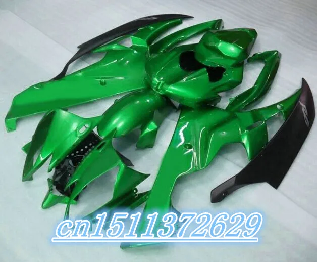 

Bo molding ABS fairing kit for YZF R6 2006 2007 green black high quality fairings set YZF-R6 06 07