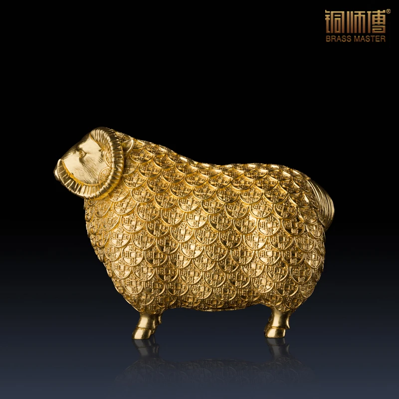 Медный мастер медные украшения &quotСделано деньги (золото)&quot домашнего интерьера