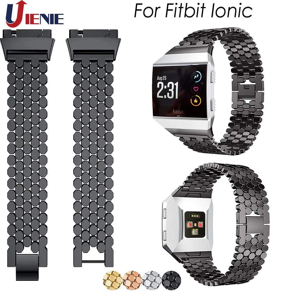 Ремешок для часов для Fitbit Ionic браслет ремешок часы из металлического сплава ремешок роскошный сменный Браслет для Fitbit Ionic аксессуары