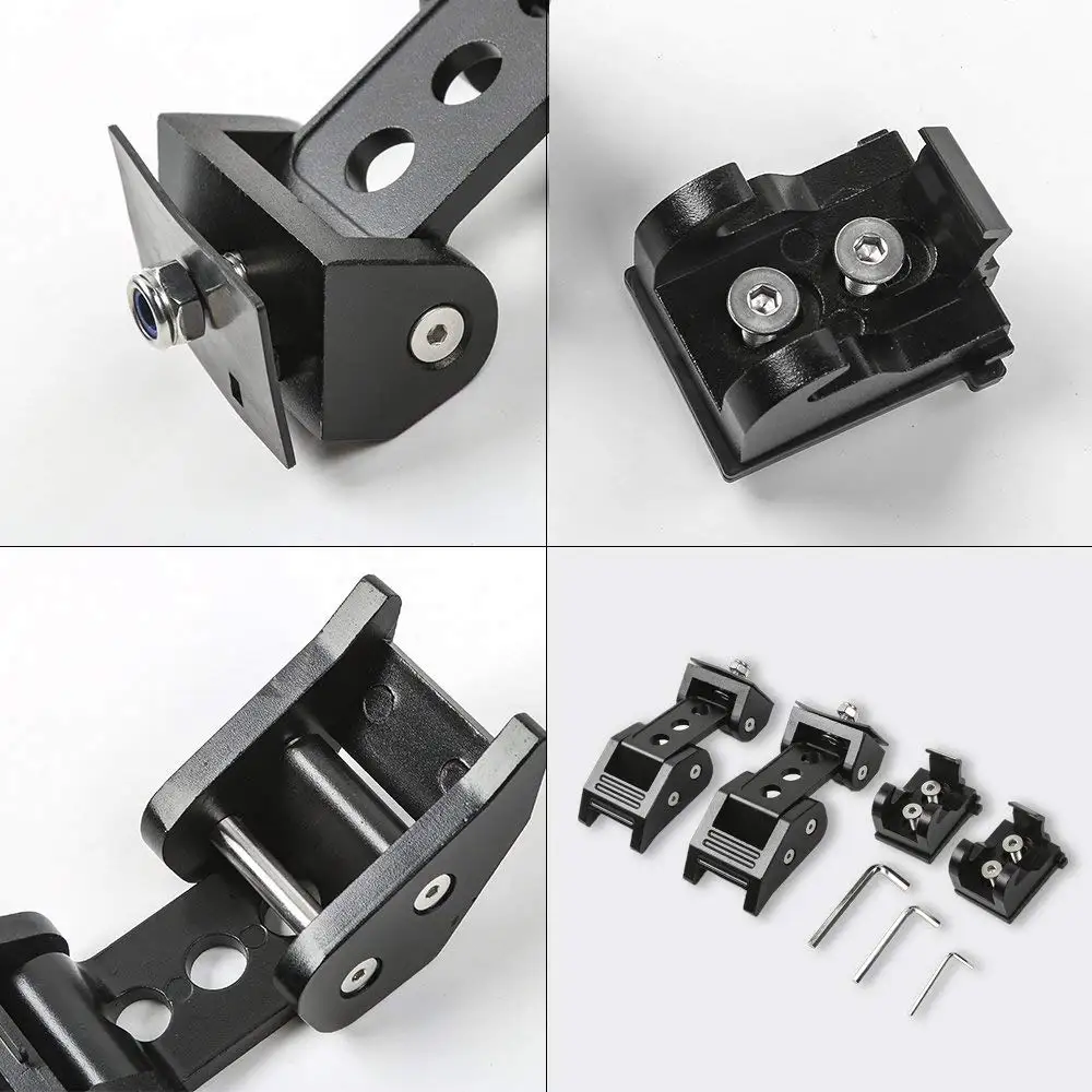 Черная защелка из нержавеющей стали капота Набор для 2007-2017 Jeep Wrangler JK JKU |