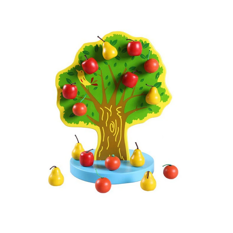 Магнитное дерево Монтессори для детей интеллектуальное обучение детские