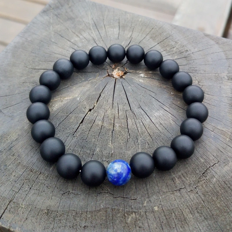 8 мм тигровый глаз натуральный камень лава Будда браслеты из бисера для мужчин