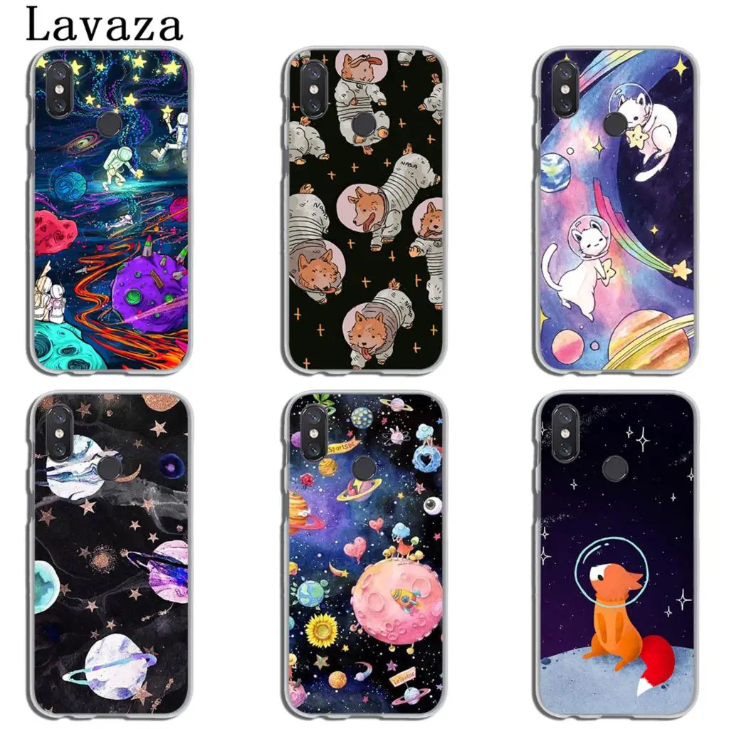 Кот космонавт собака лиса Космос Луна и Вселенная лисы чехол для телефона для Xiaomi Mi 9 9T CC9 CC9E A3 Pro 8 SE A2 Lite A1 pocophone f1 макс 3
